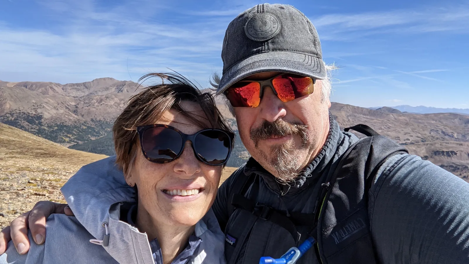 Joseph Wisne (right) and Bridgette Mariea (left)