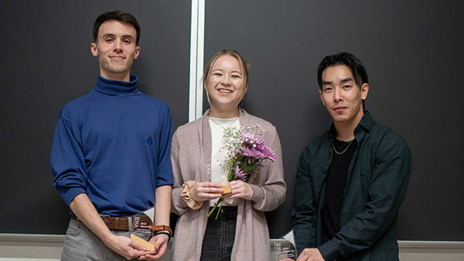 Three IDSA Student Merit Award participants