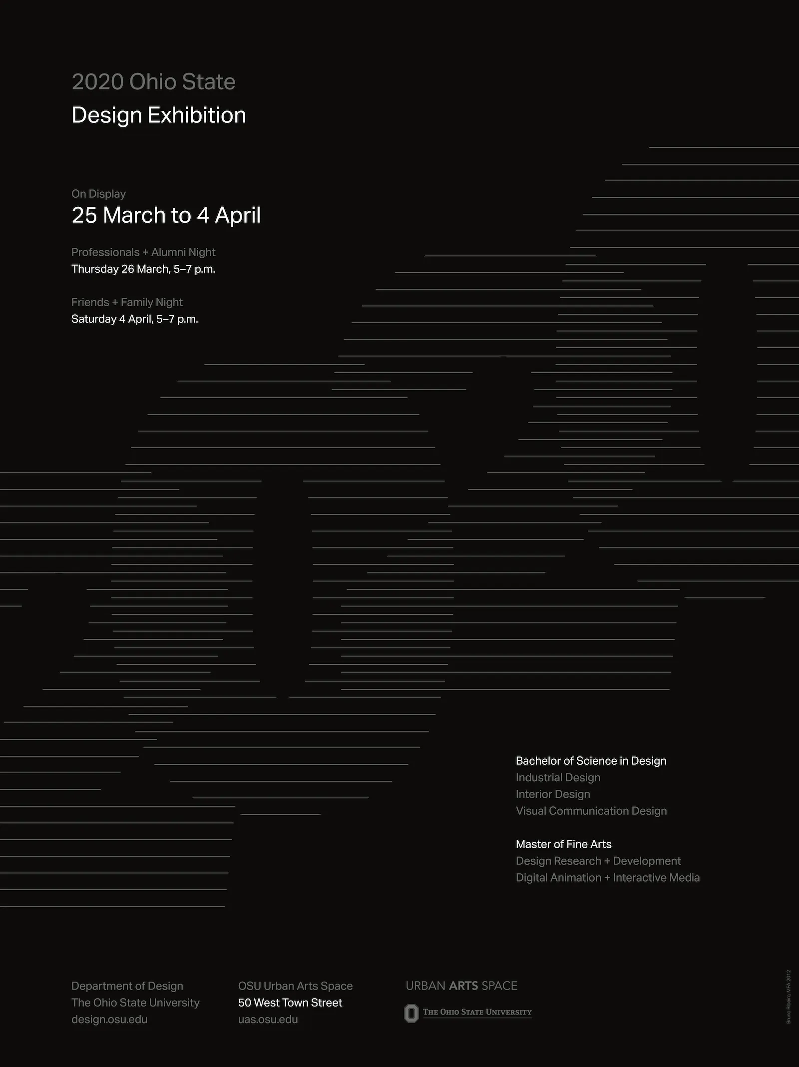 Department of Design Spring Exhibition 2020 Poster